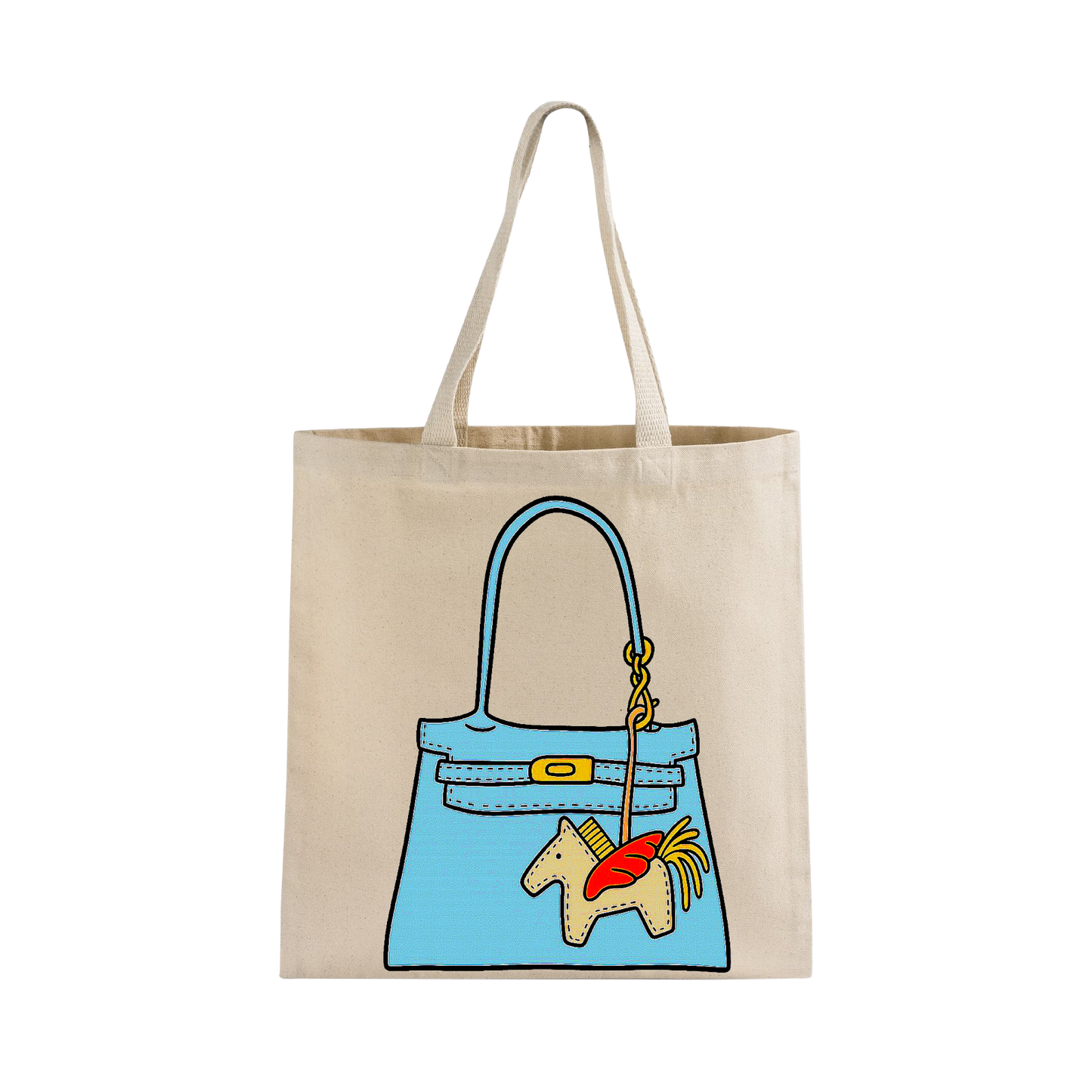 Blue Purse - Open Tote