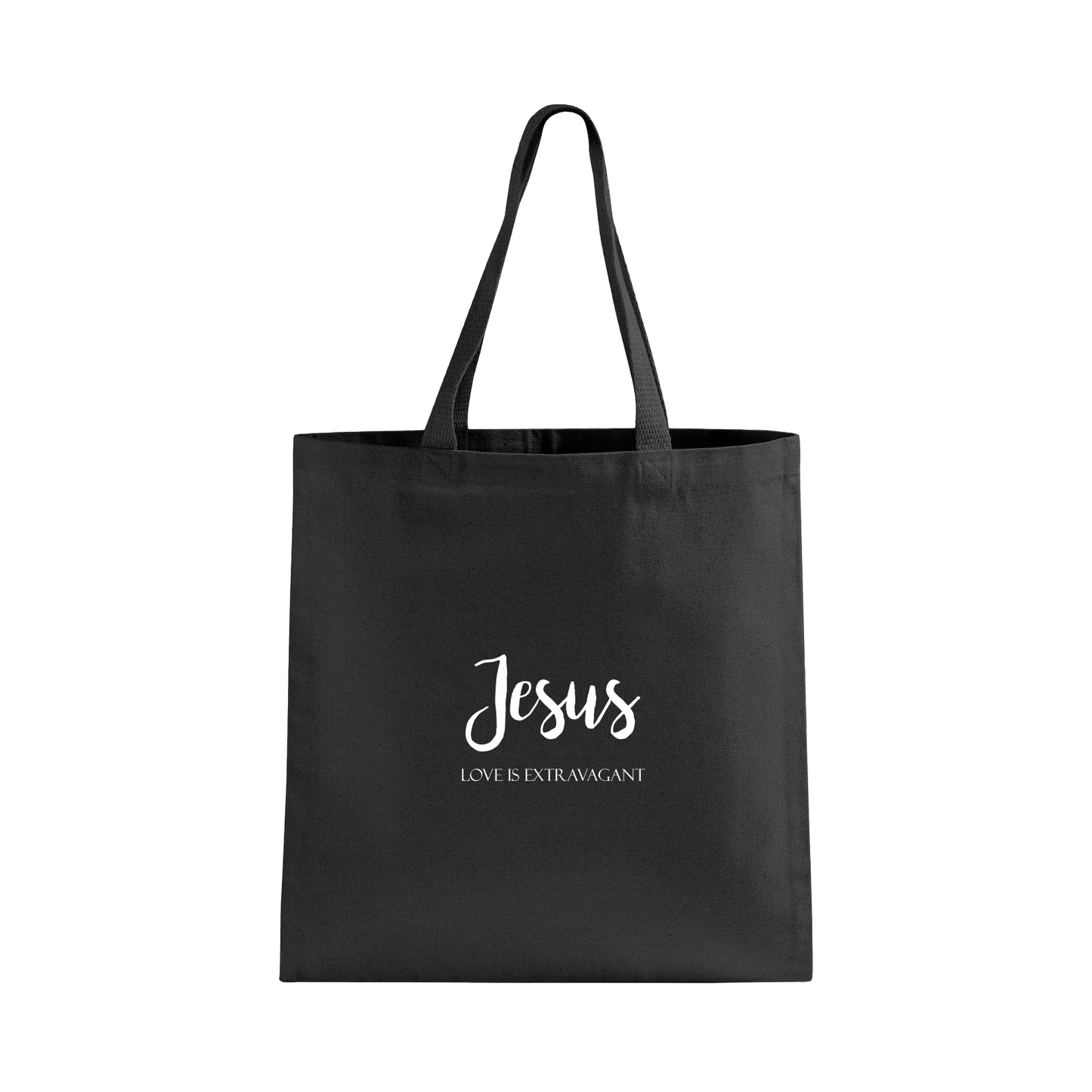 Jesus/Your Turn Canvas Tote Bag Black