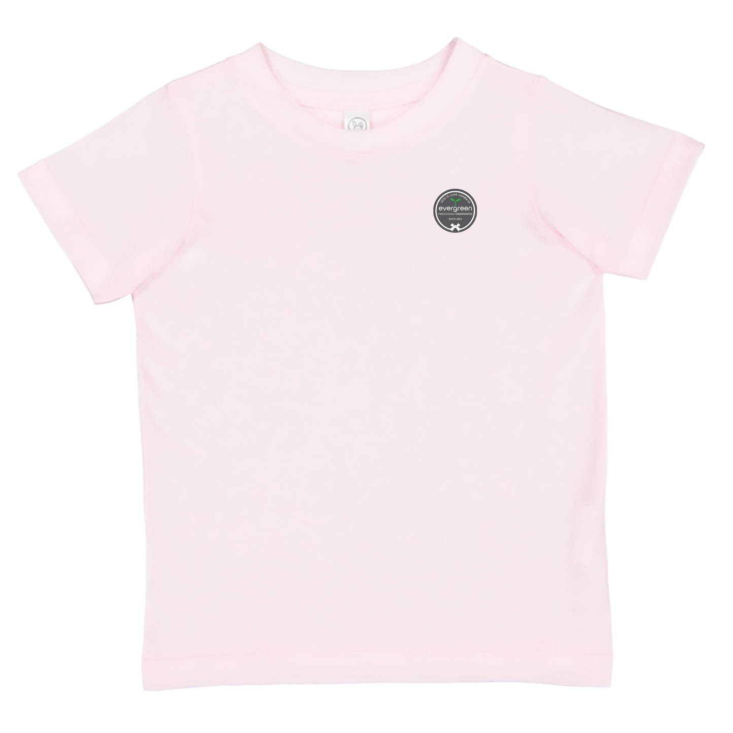Evergreen Logo Tee-Pink