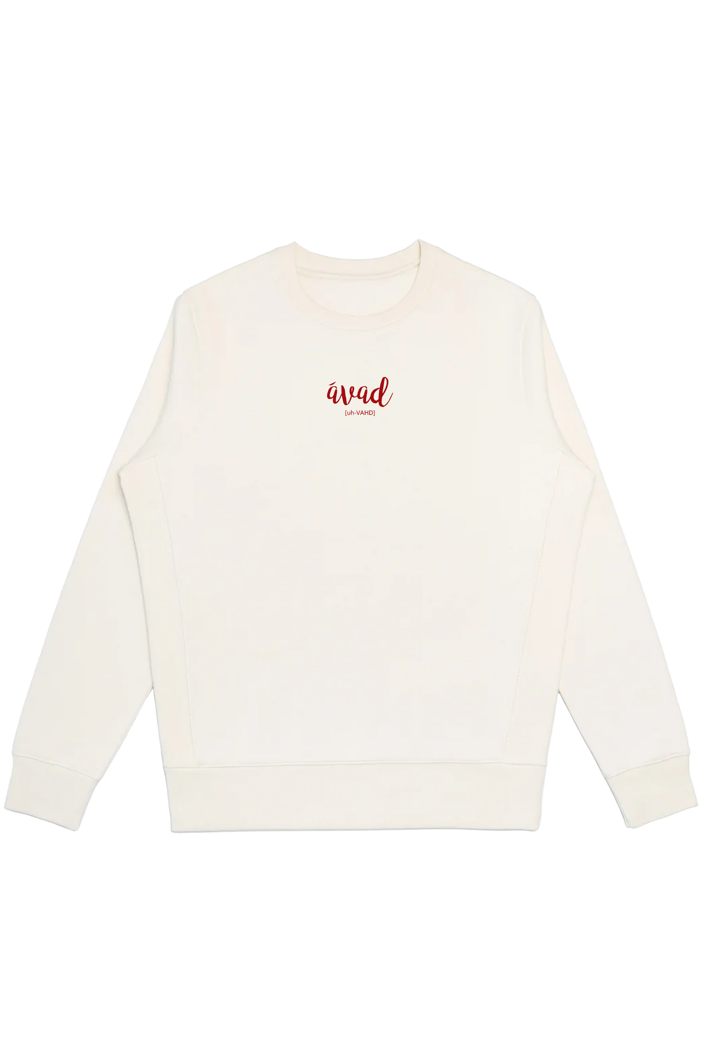 Avad Natural Heavyweight Organic Brushed Crew